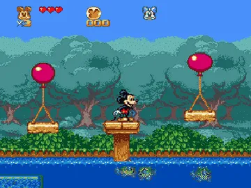 Great Circus Mystery - Mickey to Minnie Magical Adventure 2 (Japan) screen shot game playing